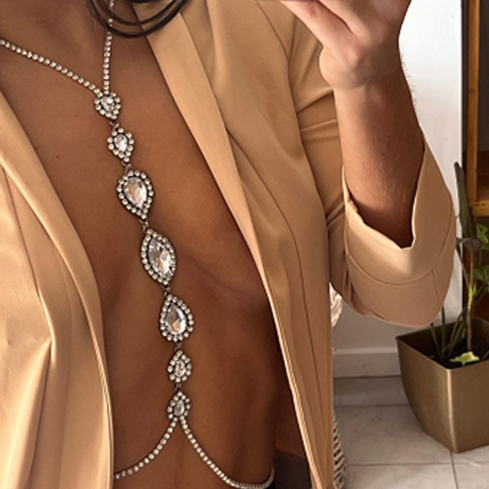 Body Jewelry Necklace - Collar de gota de agua Sexy