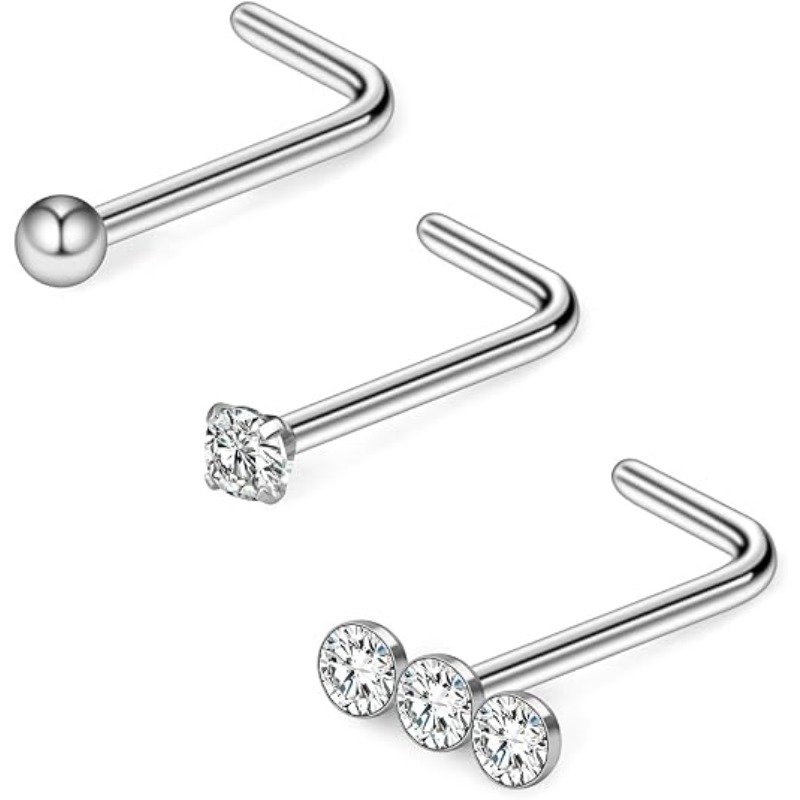 Body Jewelry Surgical Steel - 3 piezas de 20G, anillos de