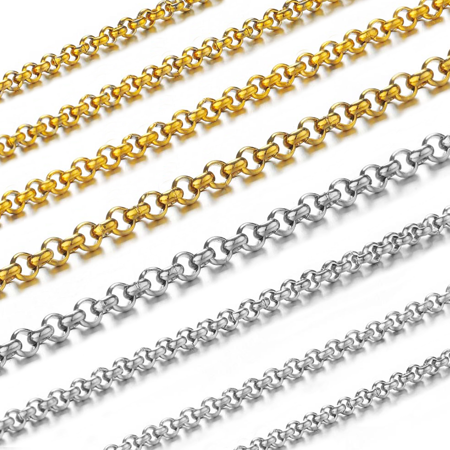 Body Jewelry Necklace - Cadena de Acero Inoxidable en Forma