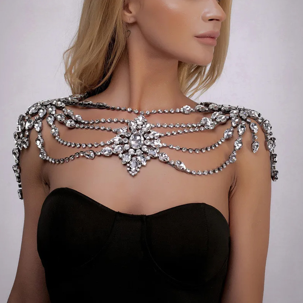 Collar de cadena de hombro nup - Body Jewelry Necklace reseña y precio