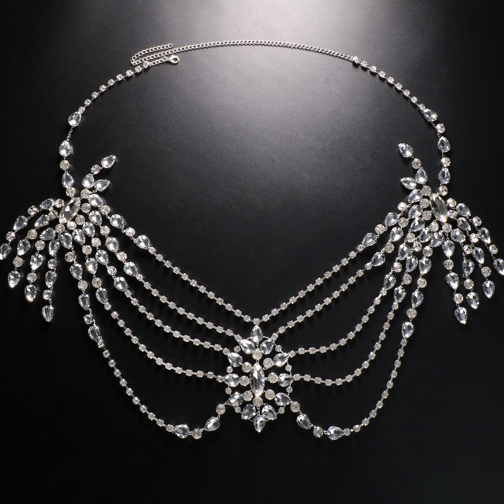 Collar de cadena de hombro nup - Body Jewelry Necklace reseña y precio