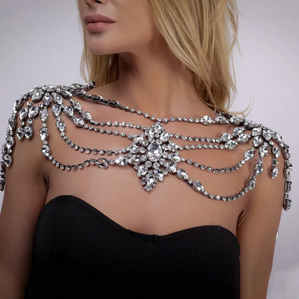 Collar de cadena de hombro nup - Body Jewelry Necklace reseña y precio