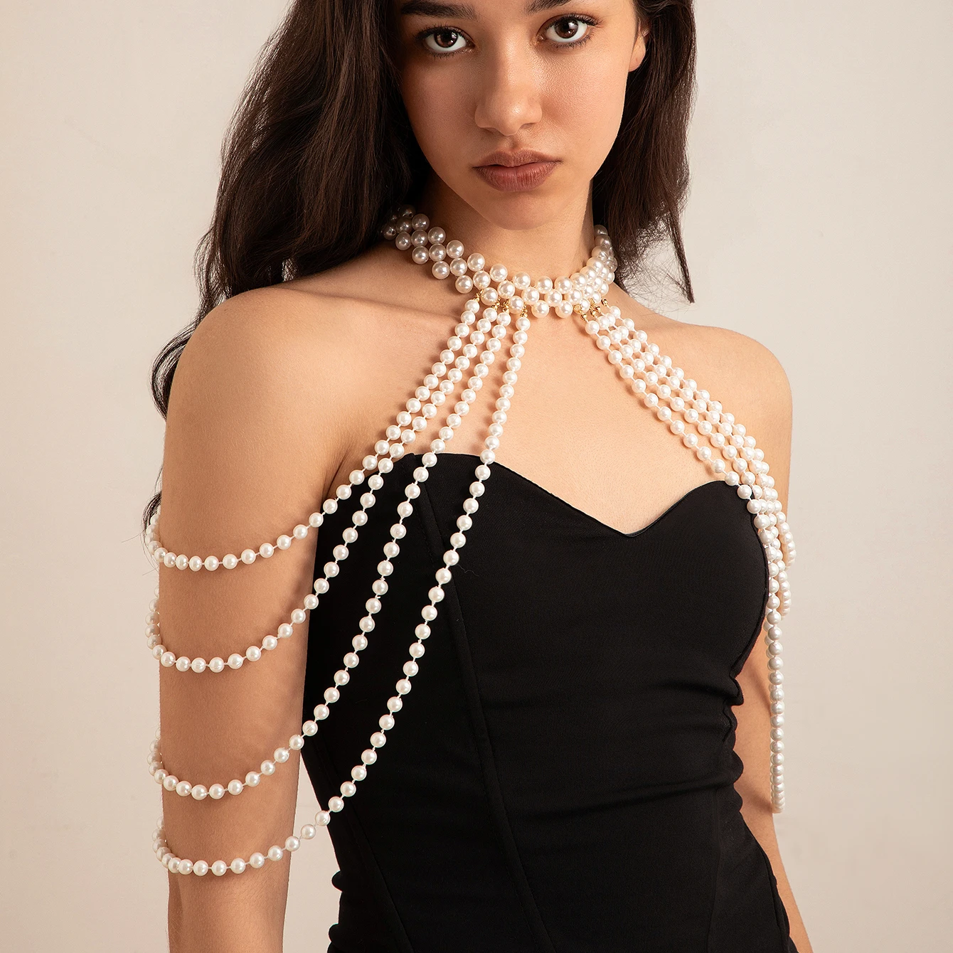 Cadena de Hombro con Borlas y  - Body Jewelry Necklace reseña y precio